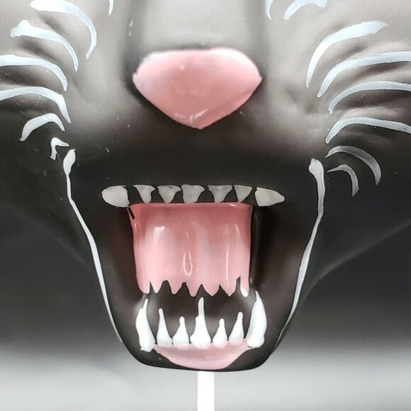 Halloween Black Cat Glass Ornament Gothmas Tree Scardy Cat Hissing Cat Ornament - Picture 5 of 10